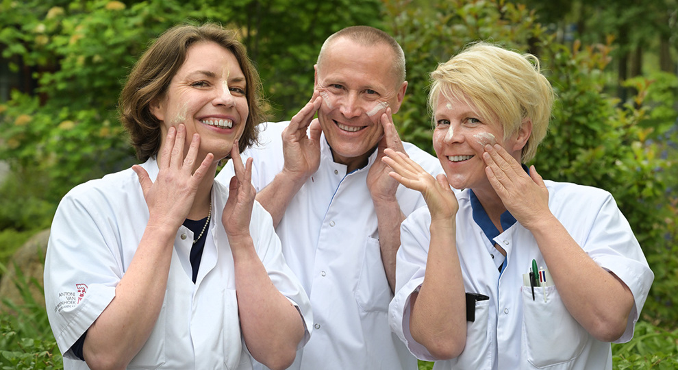 Dermatologie huid en zon actie